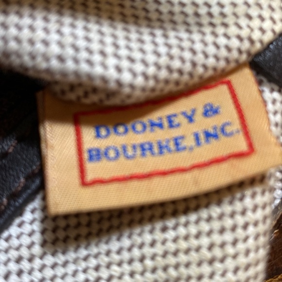 Dooney & Bourke vintage brown leather reptile print - Picture 7 of 16